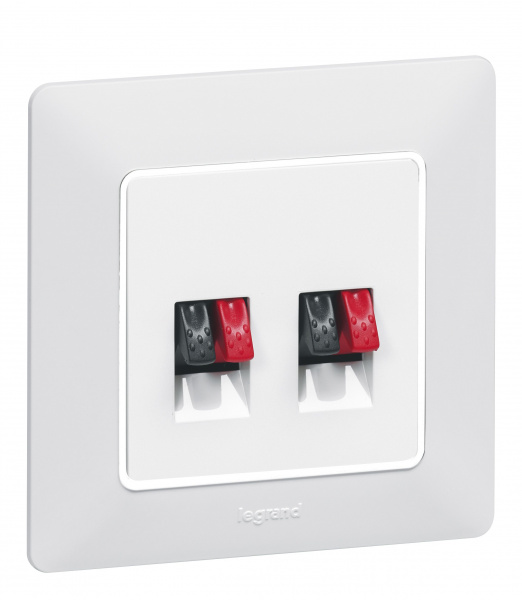 Legrand Valena LIFE Бел Накладка Аудиорозетка 2-ая