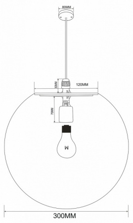 Подвесной светильник Outdoor O594PL-01W Maytoni Erda