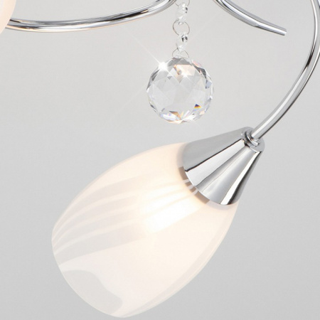 Люстра с плафонами 30100/3 хром Eurosvet Virginia