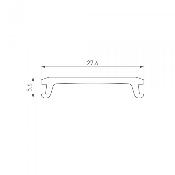 Arlight Экран STRETCH-25-CEIL-CENTER-5m OPAL-PVC (Arlight, -)