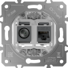 Donel Механизм розетки RJ45/TV cat.6, ClassE-8/0-2400 МГц, серия D16, DO36200