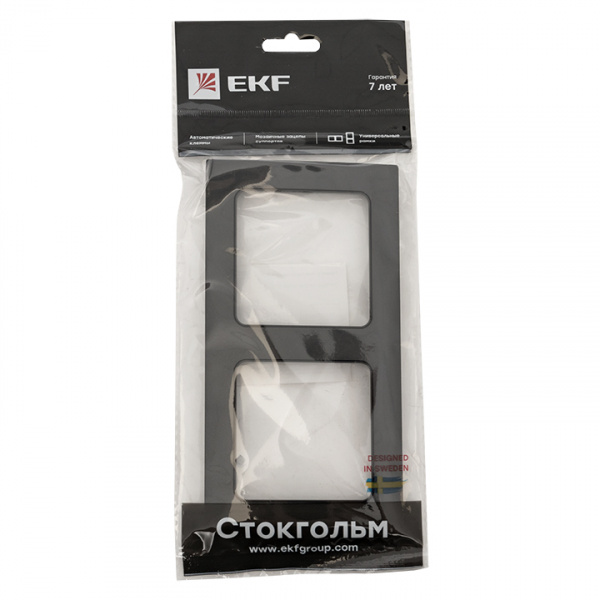 EKF PROxima Стокгольм Черный Рамка 2-ая