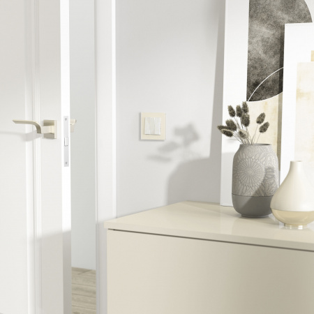 Набор клавиш для выключателя трехклавишного (перламутровый рифленый) W1139013