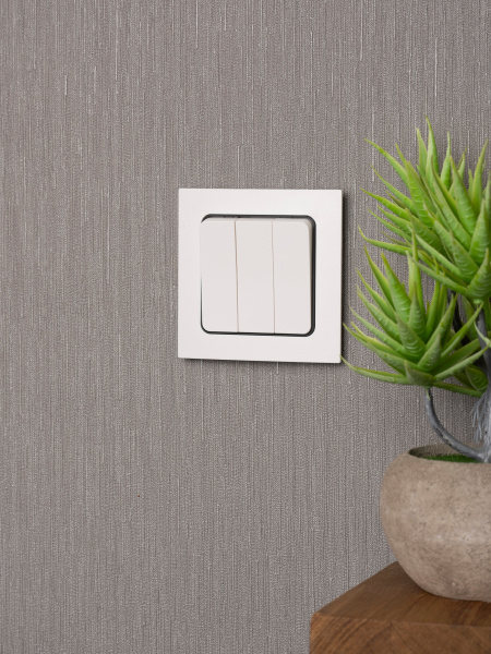 EKF PROxima Стокгольм Белый Выключатель 3-кл, 10А