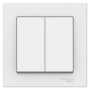 Systeme Electric AtlasDesign Лотос Выключатель 2-клавишный, сх.5, 10АХ, в сборе