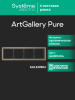 Systeme Electric ArtGallery Pure Органическое стекло Шампань Рамка 4-ая