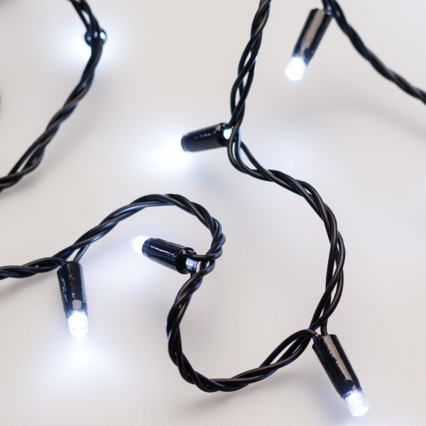 Arlight Светодиодная гирлянда ARD-STRING-CLASSIC-10000-BLACK-100LED-STD WHITE (230V, 7W) (Ardecoled, IP65)