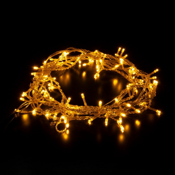 Гирлянда 'Занавес' теплый белый 1,5*1м IP20 200-001 теплый белый Eurosvet 200-001