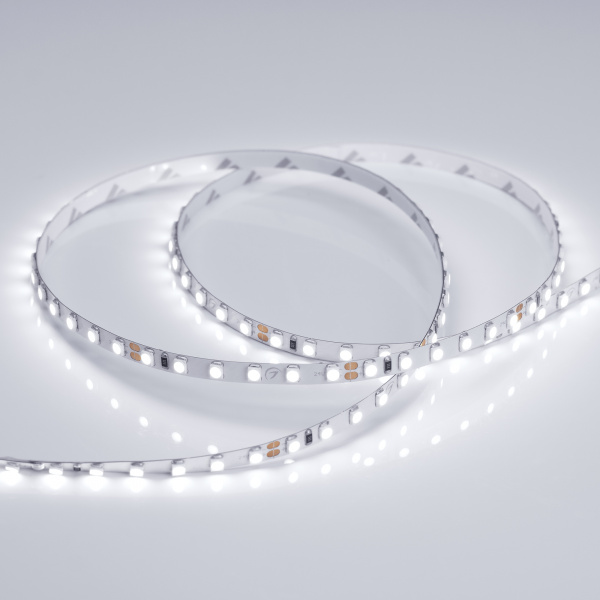 Arlight Светодиодная лента RT 2-5000 24V White6000 5mm 2x (3528, 600 LED, LUX) (9.6 Вт/м, IP20)