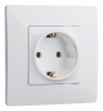 Legrand Etika Белый Розетка с/з, винтовые клеммы