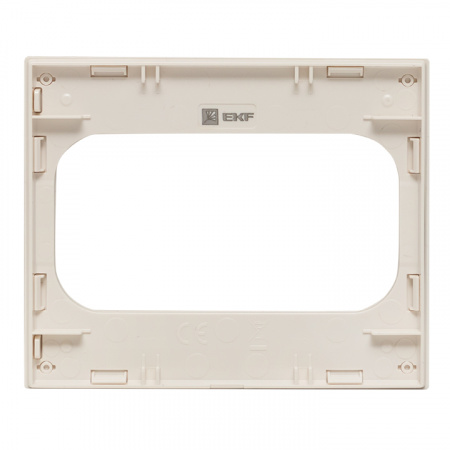 EKF PROxima Стокгольм Белый Рамка для розетки 2-ой