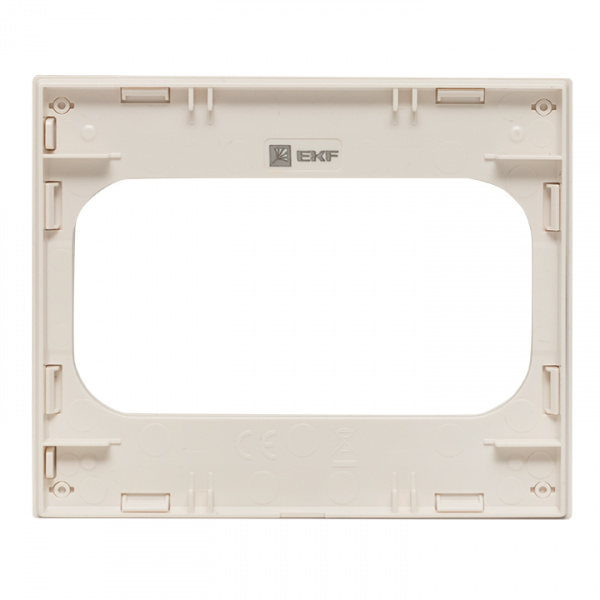 EKF PROxima Стокгольм Белый Рамка для розетки 2-ой