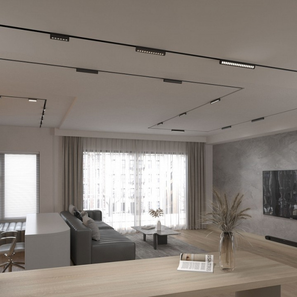 Slim Magnetic Трековый светильник 18W 4200K Alter (чёрный) 85050/01 Elektrostandard Slim Magnetic a062998