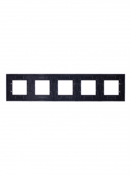 ABB NIE Zenit Серебро Рамка 5-постовая, 2-модульная