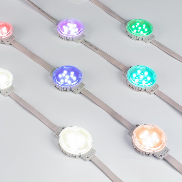 Светодиодный модуль Arlight DMX-F10-D50 24V RGBW 036825 Светодиодный модуль Arlight DMX-F10-D50 24V RGBW 036825