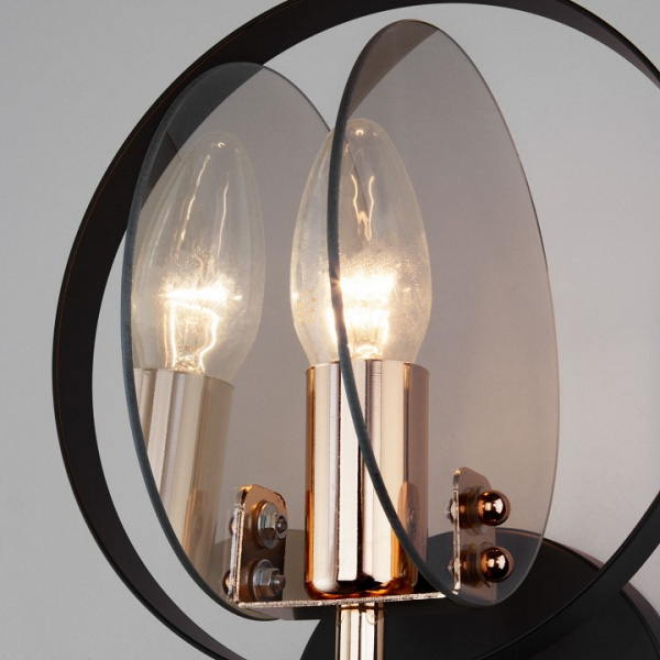 Настенный светильник в стиле лофт 70121/1 черный Eurosvet Gallo