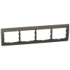 Legrand Galea Life Темная Бронза Рамка 4-я гориз