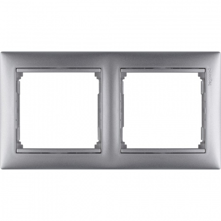 Legrand Valena Алюминий Рамка 2-ая гориз