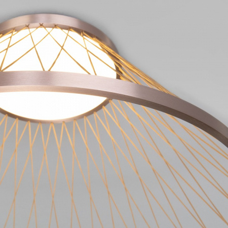 Потолочный светодиодный светильник 40019/1 LED коричневый Eurosvet Cesta