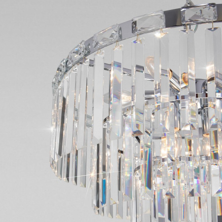 Подвесная люстра 10130/8 хром Eurosvet Elegante