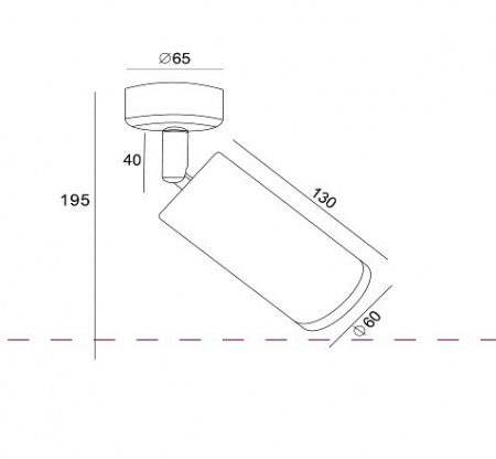 Потолочный светильник C017CW-01GF Maytoni Focus