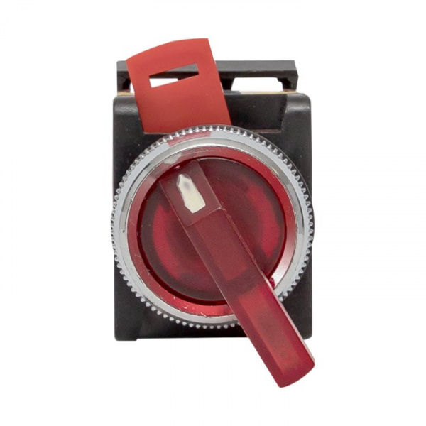 EKF PROxima Переключатель ANLC-22 2P красный с подсветкой 380В NO+NC