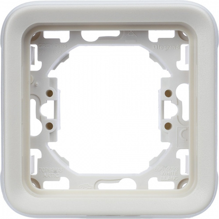 Legrand Plexo Arctic Антибактериальный Рамка 1-ая с суппортом,внутреннего монтажа