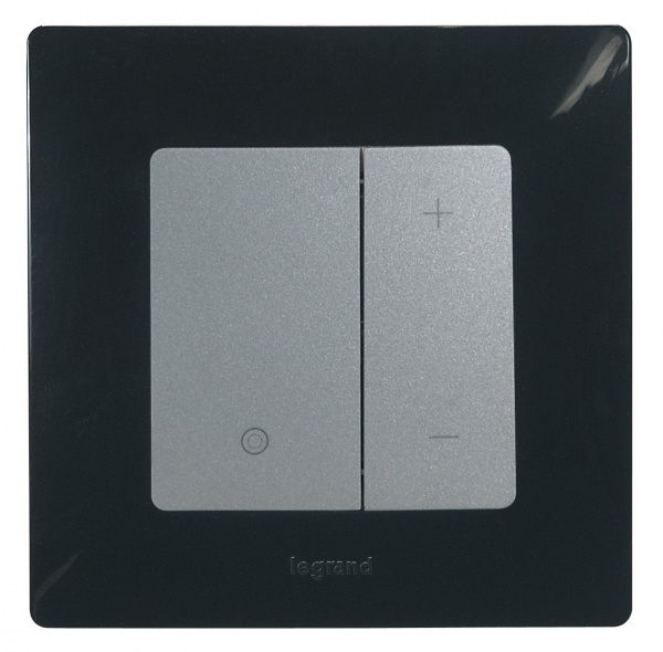 Legrand Etika Алюминий Светорегулятор нажимной, 400Вт