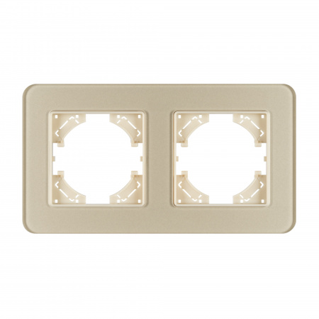 Arlight Рамка стеклянная FRM-OMALI-SFGS-2-GD (-)