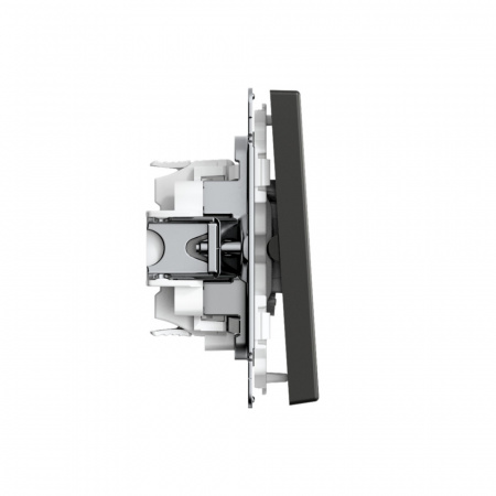 Systeme Electric ArtGallery Базальт Выключатель 2-клавишный для жалюзи, 2х сх.4, 10А, механизм, быстрозажим. клем.