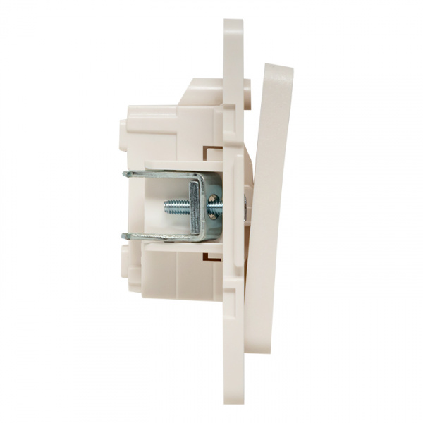 EKF PROxima Стокгольм Белый Выключатель 1-кл, 10А, винт.клеммы