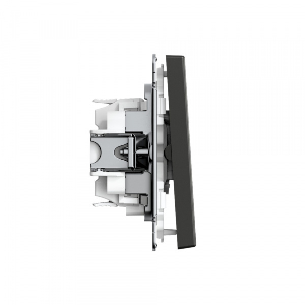 Systeme Electric ArtGallery Базальт Выключатель 2-клавишный для жалюзи, 2х сх.4, 10А, механизм, быстрозажим. клем. Systeme Electric ArtGallery Базальт Выключатель 2-клавишный для жалюзи, 2х сх.4, 10А, механизм, быстрозажим. клем.