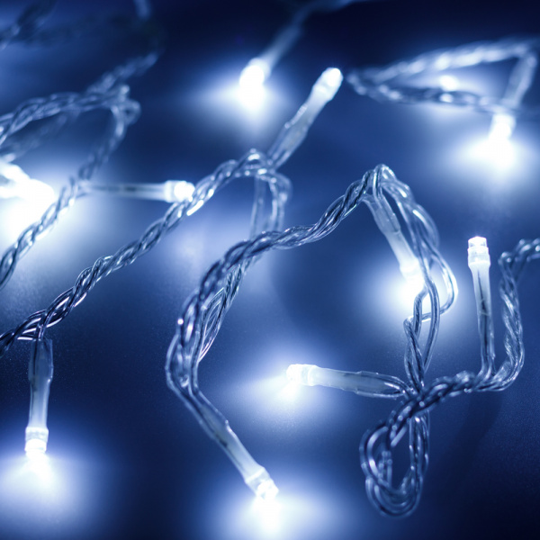 Arlight Светодиодная гирлянда ARD-STRING-HOME-5000-CLEAR-50LED-FLASH WHITE (230V, 3.5W) (Ardecoled, IP20)