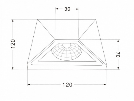 Настенный светильник (бра) O577WL-L5B Maytoni Beekman