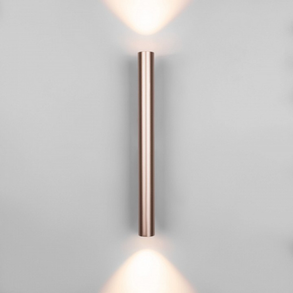 Светильник настенный светодиодный Langer IP44 40124/LED матовое золото Elektrostandard Langer a061987