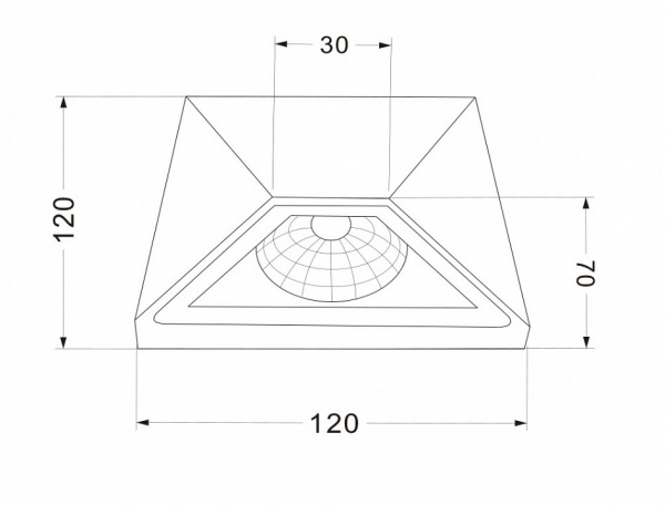 Настенный светильник (бра) O577WL-L5B Maytoni Beekman