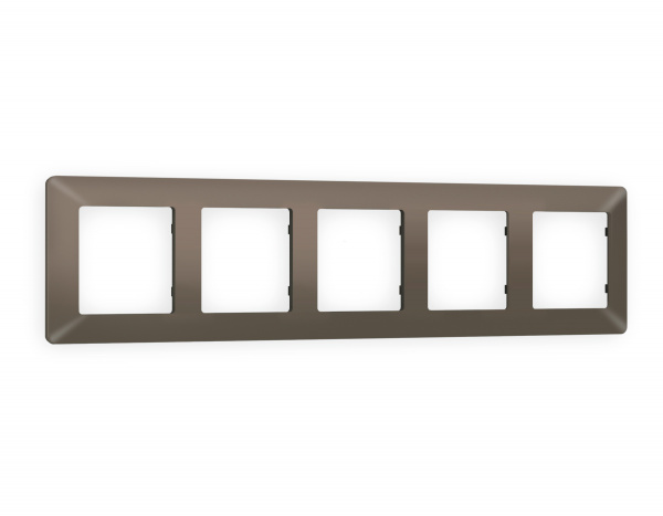 Рамка ALFA Line (Темная бронза матовый) 5-ая AF110635