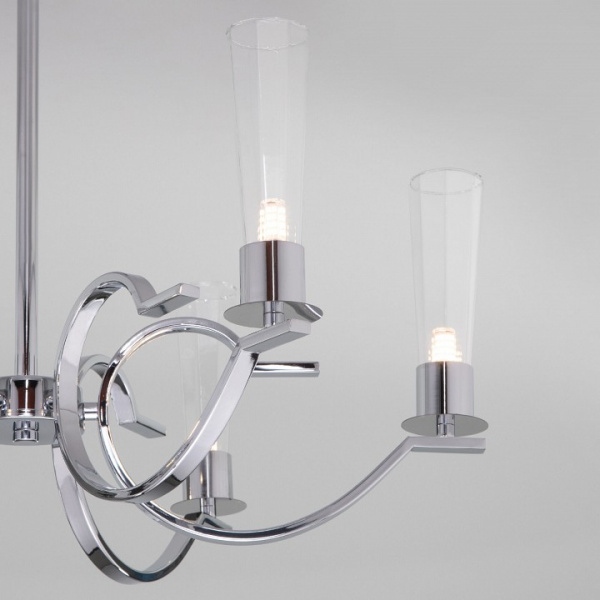 Потолочный светильник с гранеными плафонами 60141/6 Eurosvet Rosher