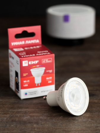 EKF Connect Умная лампа GU10 5W WIFI RGBW