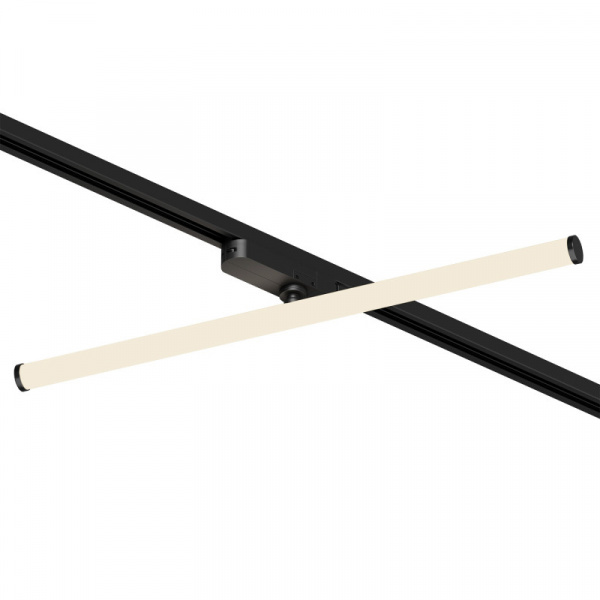 DK6638-BK Поворотный однофазный трековый светильник STROM со светодиодом L600mm 220V 15W 150° 3000K IP20 черный алюминий/акрил