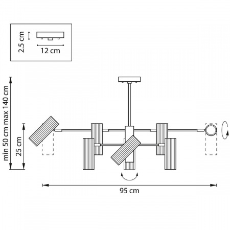 Подвесная люстра Lightstar Roma 718323