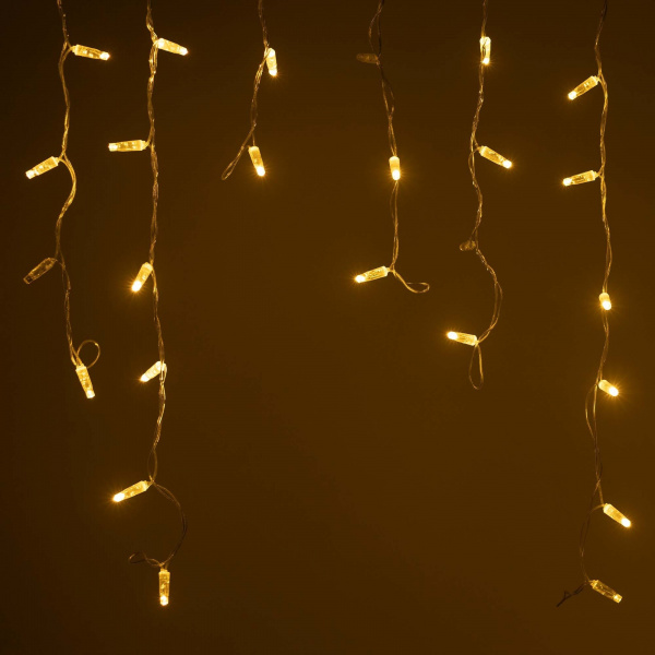 Arlight Светодиодная гирлянда ARD-EDGE-CLASSIC-2400x600-CLEAR-88LED-MILK-FLASH Warm/Warm (230V, 6W) (Ardecoled, IP65)