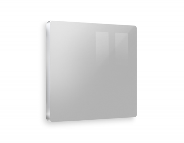 Лицевая панель ALFA (Серебро глянец) заглушка для суппорта QUANT AP4160