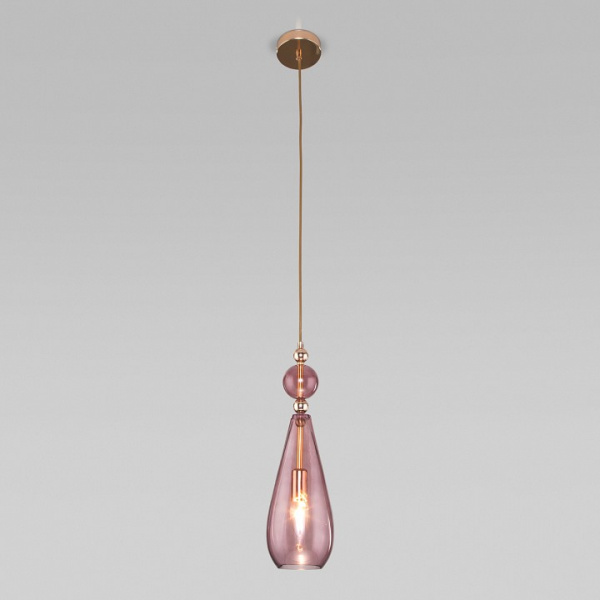 Подвесной светильник с плафоном 50202/1 Фиолетовый Eurosvet Ilario