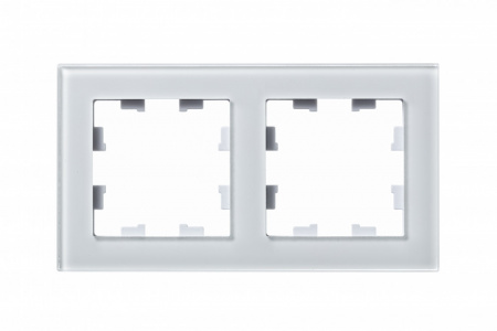 SE AtlasDesign Nature Стекло белый Рамка 2-ая