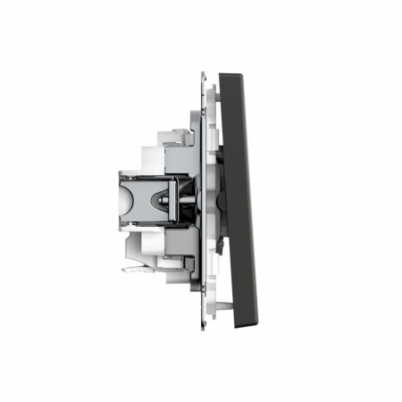 Systeme Electric ArtGallery Базальт Выключатель 2-клавишный, 10АХ, механизм, быстрозажим. клем.