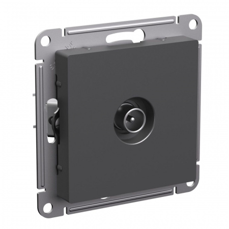 Systeme Electric AtlasDesign Базальт Розетка TV проходная 4DB, механизм