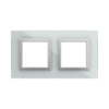 DKC Avanti Светло-Серый Стекло Рамка 4 модуля