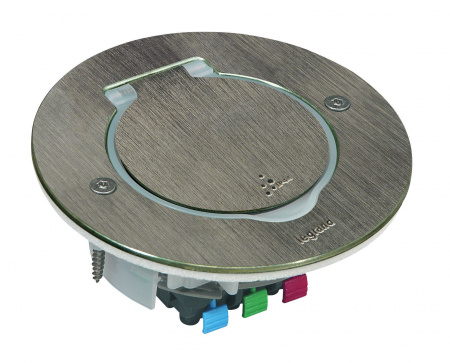 Legrand Нержавеющая сталь Блок встраиваемый, 2х2 модуля, IP44