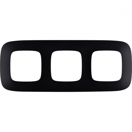 Legrand Valena ALLURE Матовый черный Рамка 3-ая